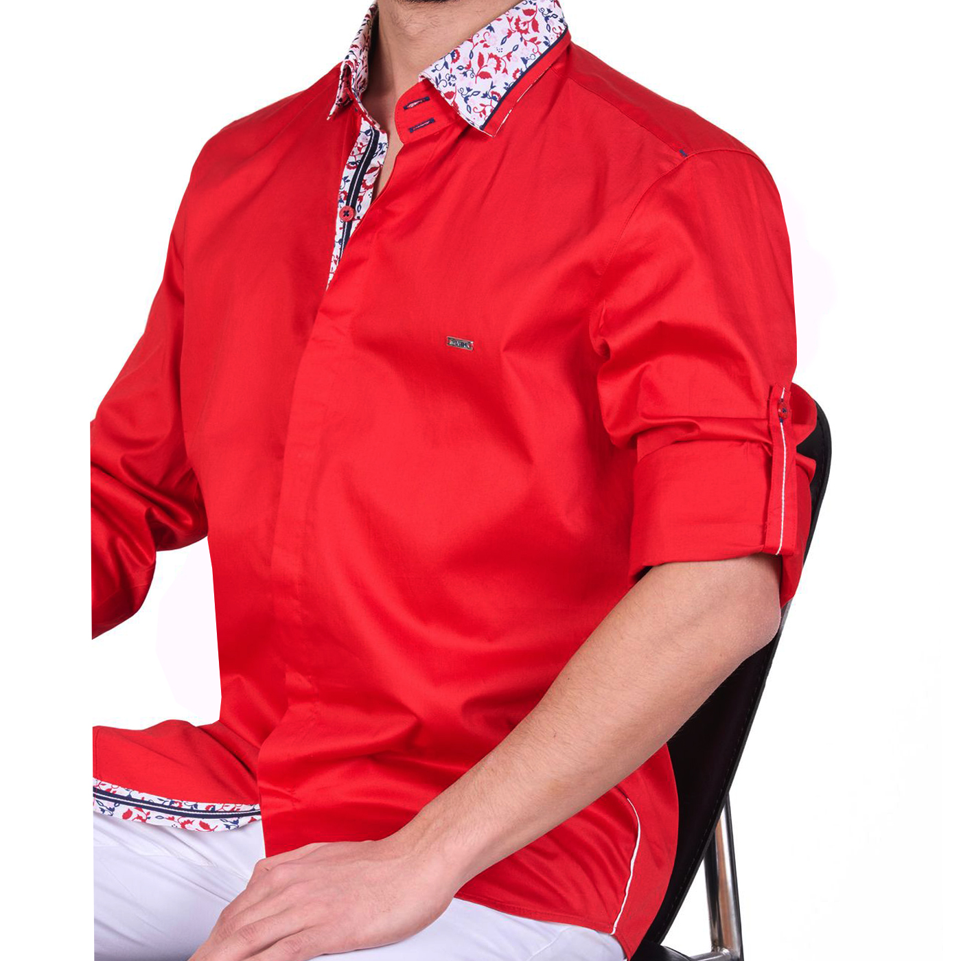 Pánská košile Mondo Limited Bavlněné Květiny Casual