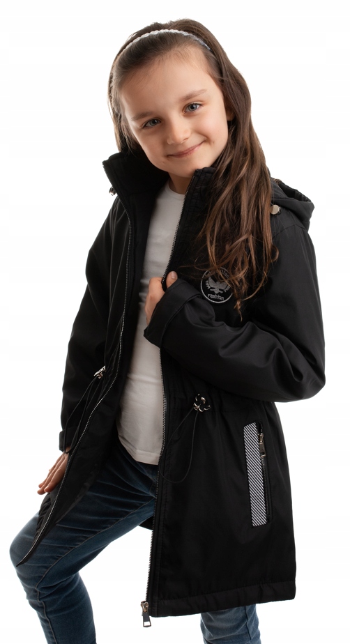 KURTKA WIOSENNA dziewczęca PARKA r.164 cm Zapięcie zamek
