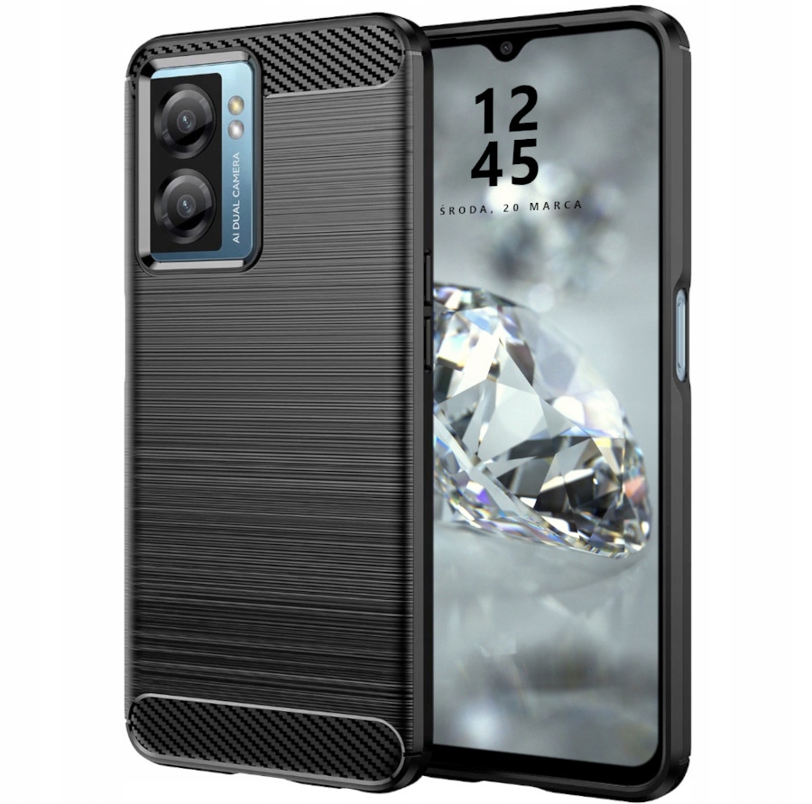 

Etui Do Oppo A77 A57 A57S Pancerne Karbon Case