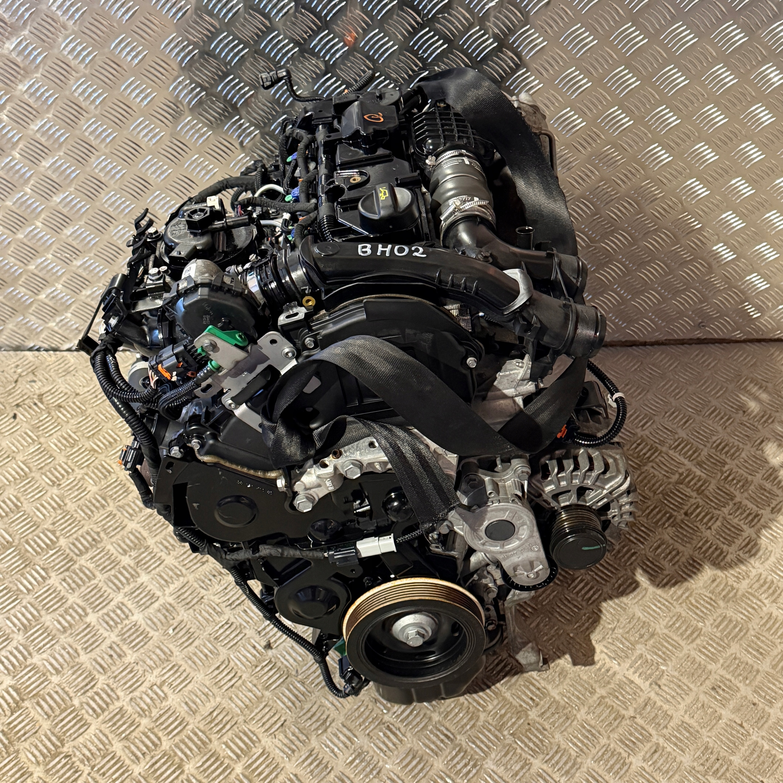 engine MOTOR complete BH02 PEUGEOT CITROEN OPEL 1.6 E-HDI BLUE HDI BH02