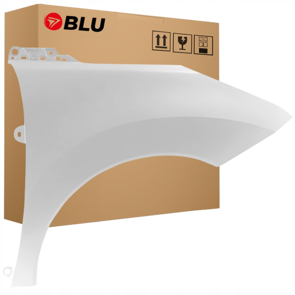 Blu Blatník Peugeot 3008 Ezr pravý stříbrný 09-16 přední ArcticSteel