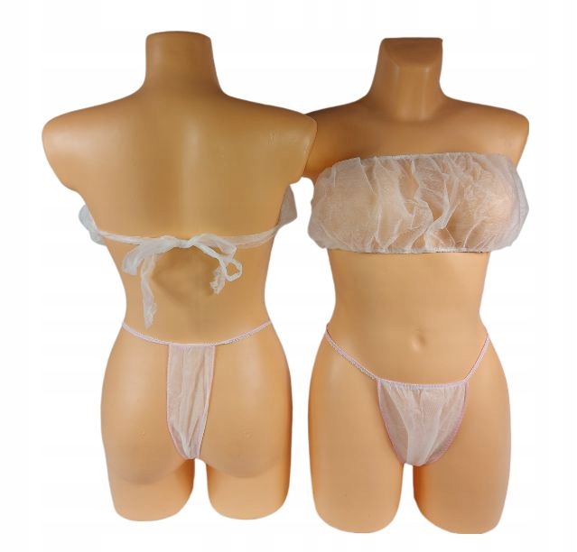 Stringi jednorazowe damskie z włókniny na masaż do SPA Sauny 50 szt. Majtki Kod producenta 18sbR50