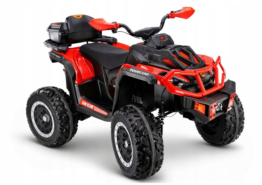 Quad Na Akumulator XW-08 4x4 45W Czerwony Lean Cars