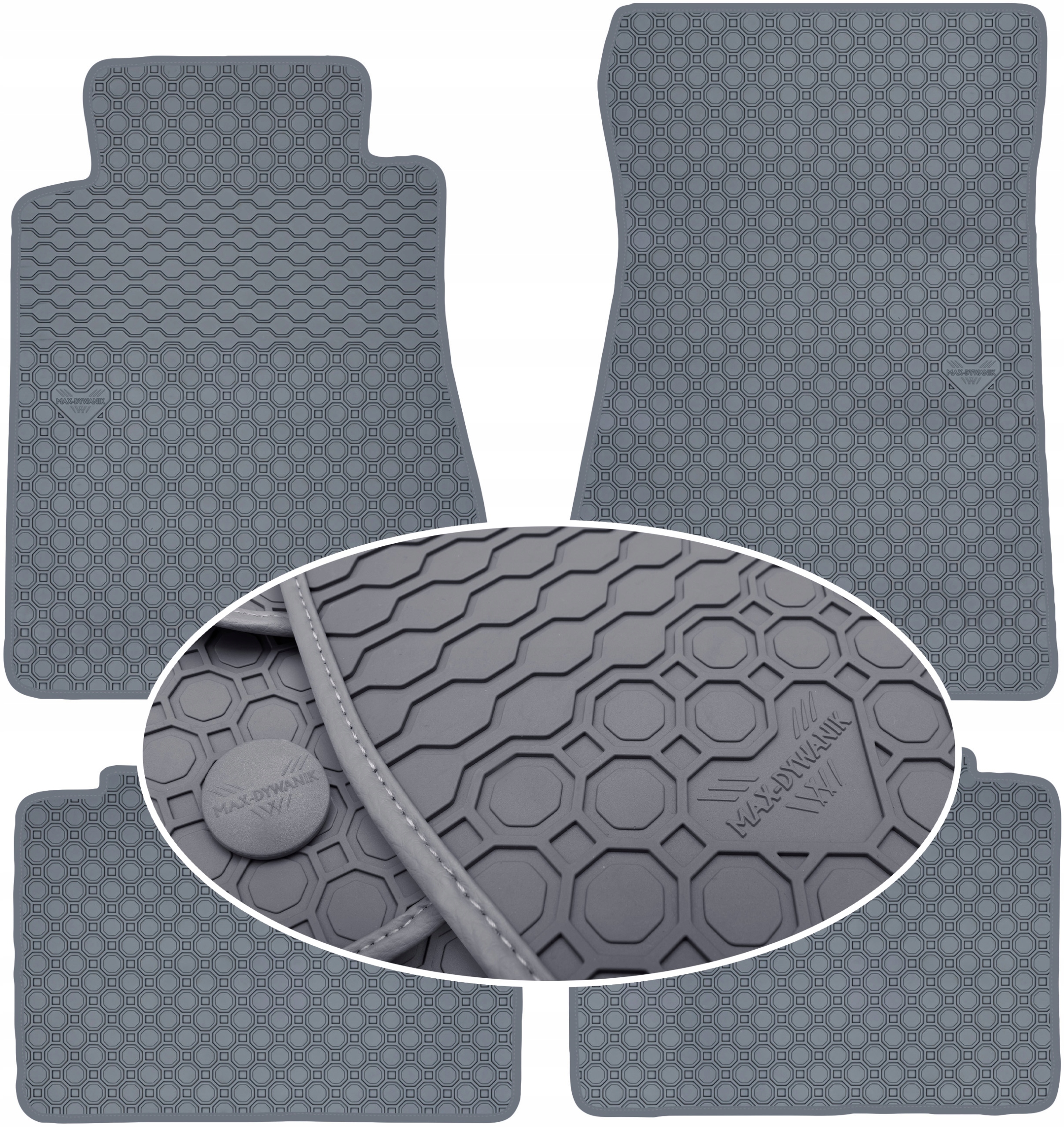 Mercedes C-klasa W201 1982-1993 Koberce Šedé