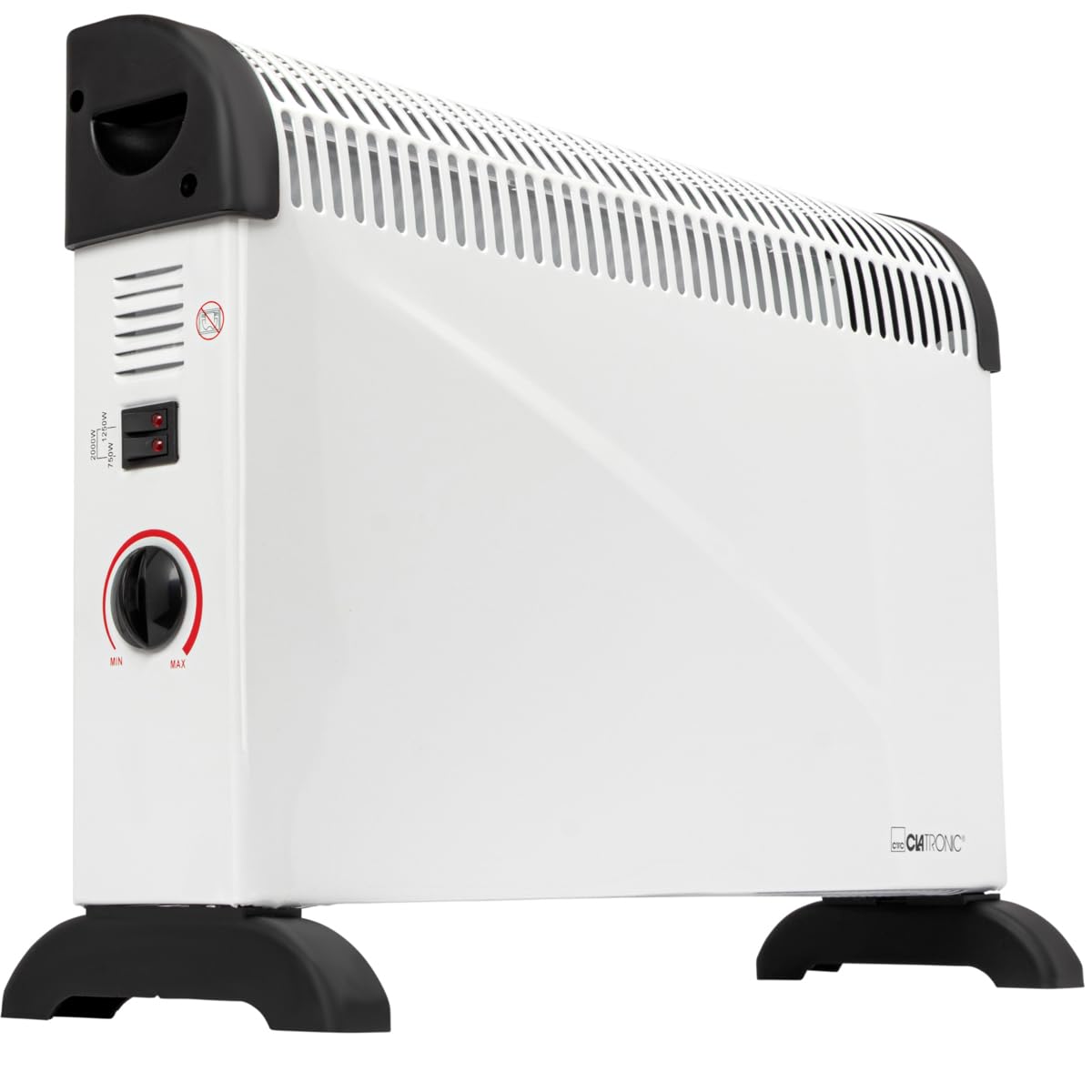 Konvertorový radiátor Clatronic 281963 bílý 750 W 62.99x43.99x14 cm