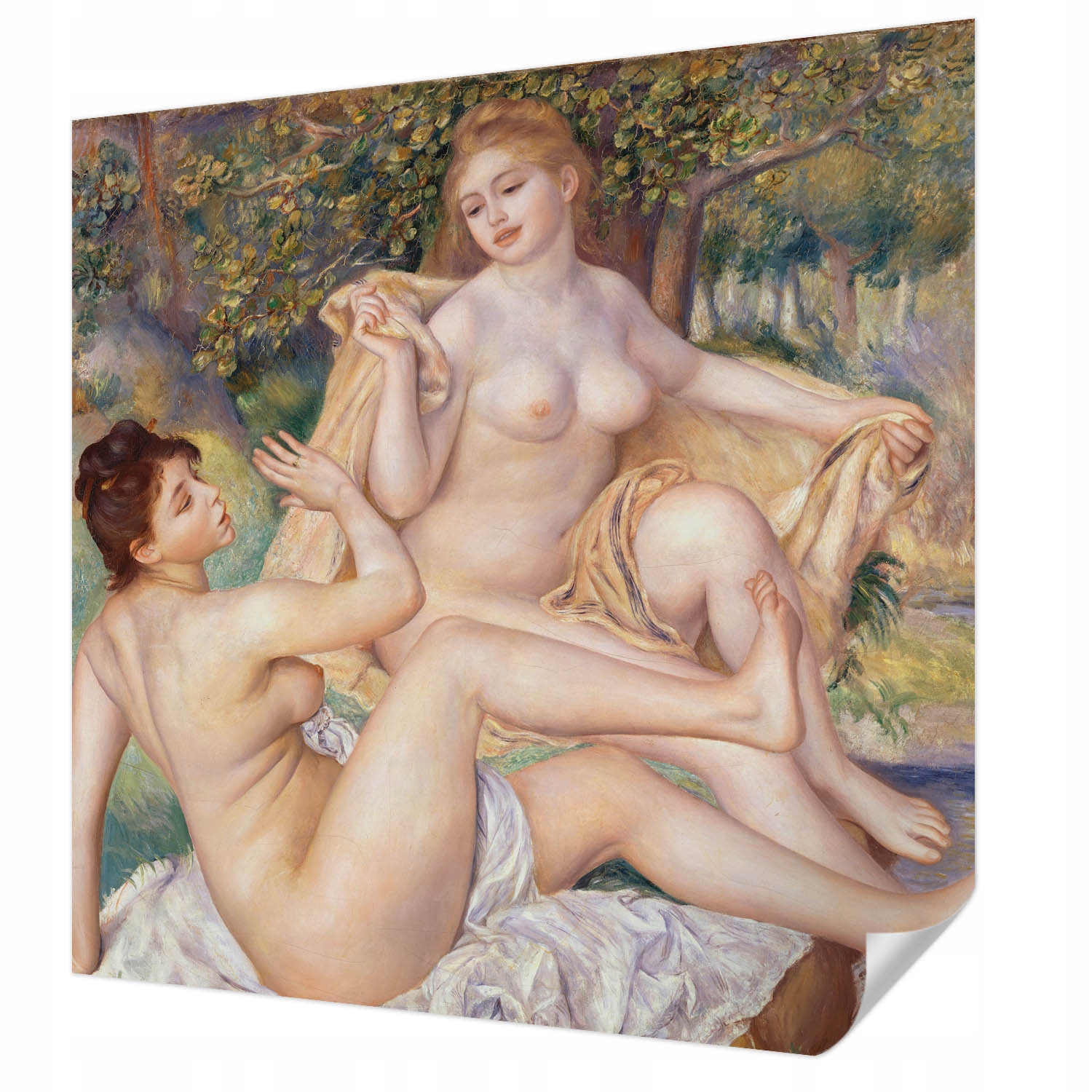 Fototapeta pro rychlou proměnu interiéru ženy odpočívající 250 x 250 cm