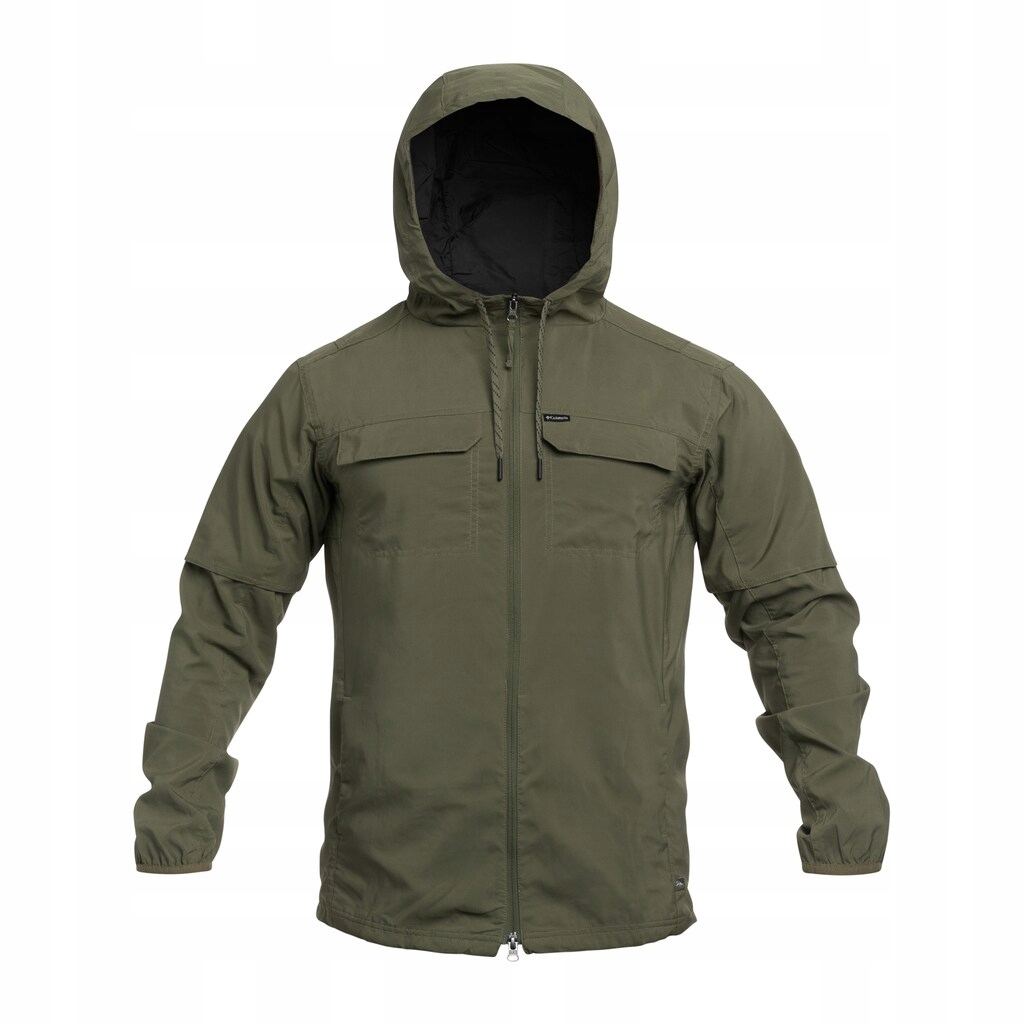 Bunda s kapucí a Uv ochranou Columbia Skien Valley Hooded Stone Green S