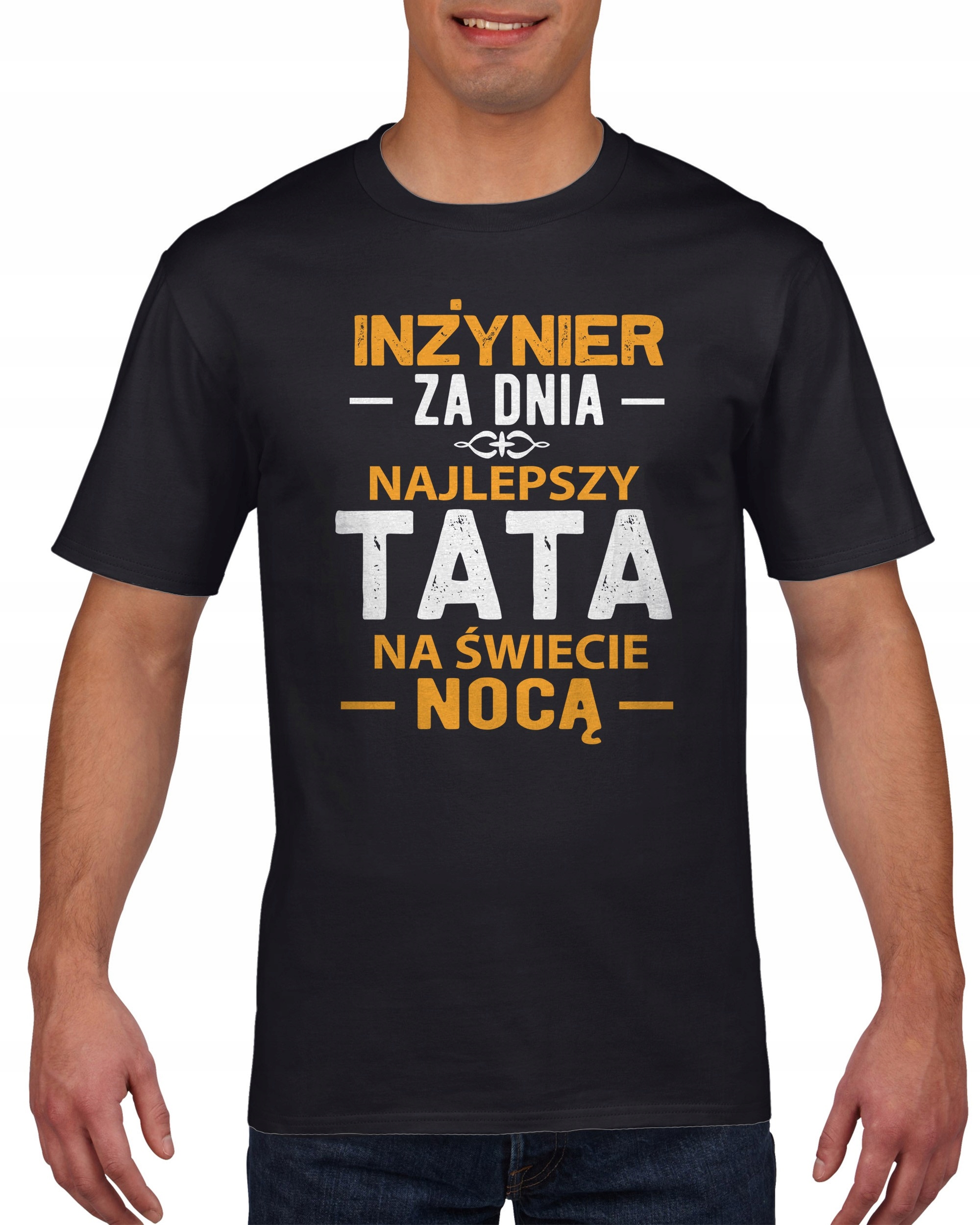 

Koszulka męska Najlepszy tata inżynier L