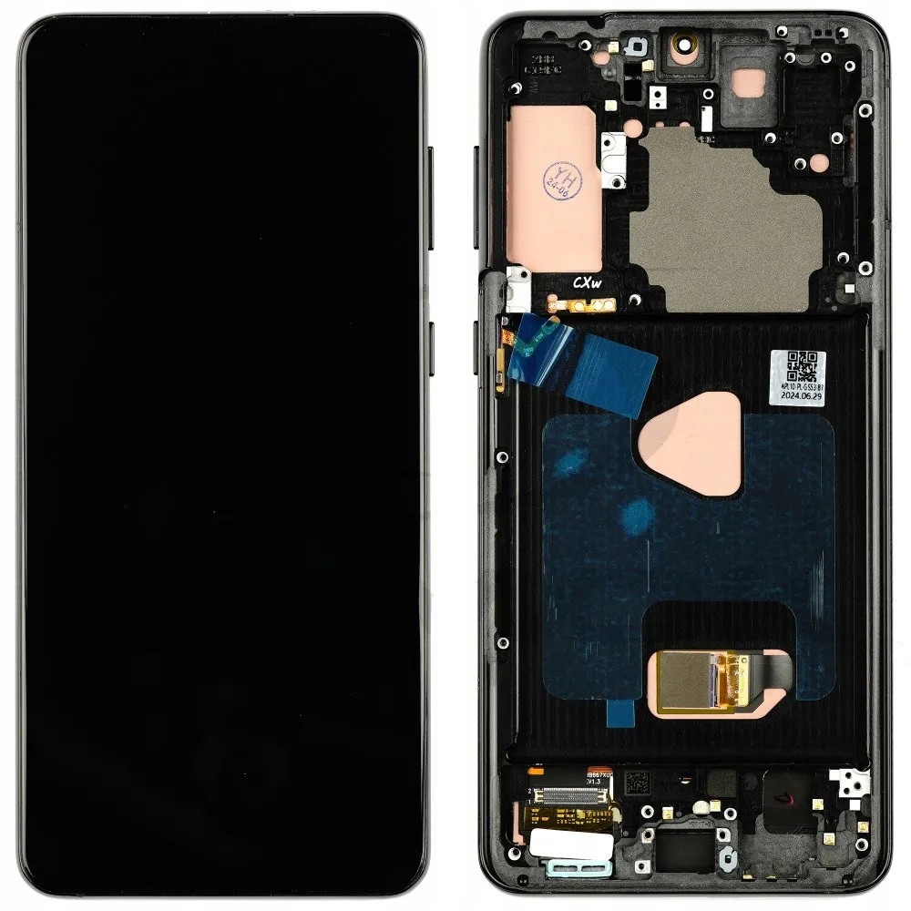 Nowy Ekran LCD Samsung S21 Plus Galaxy s21+ SM-G996B Oled Z Ramką Czarny