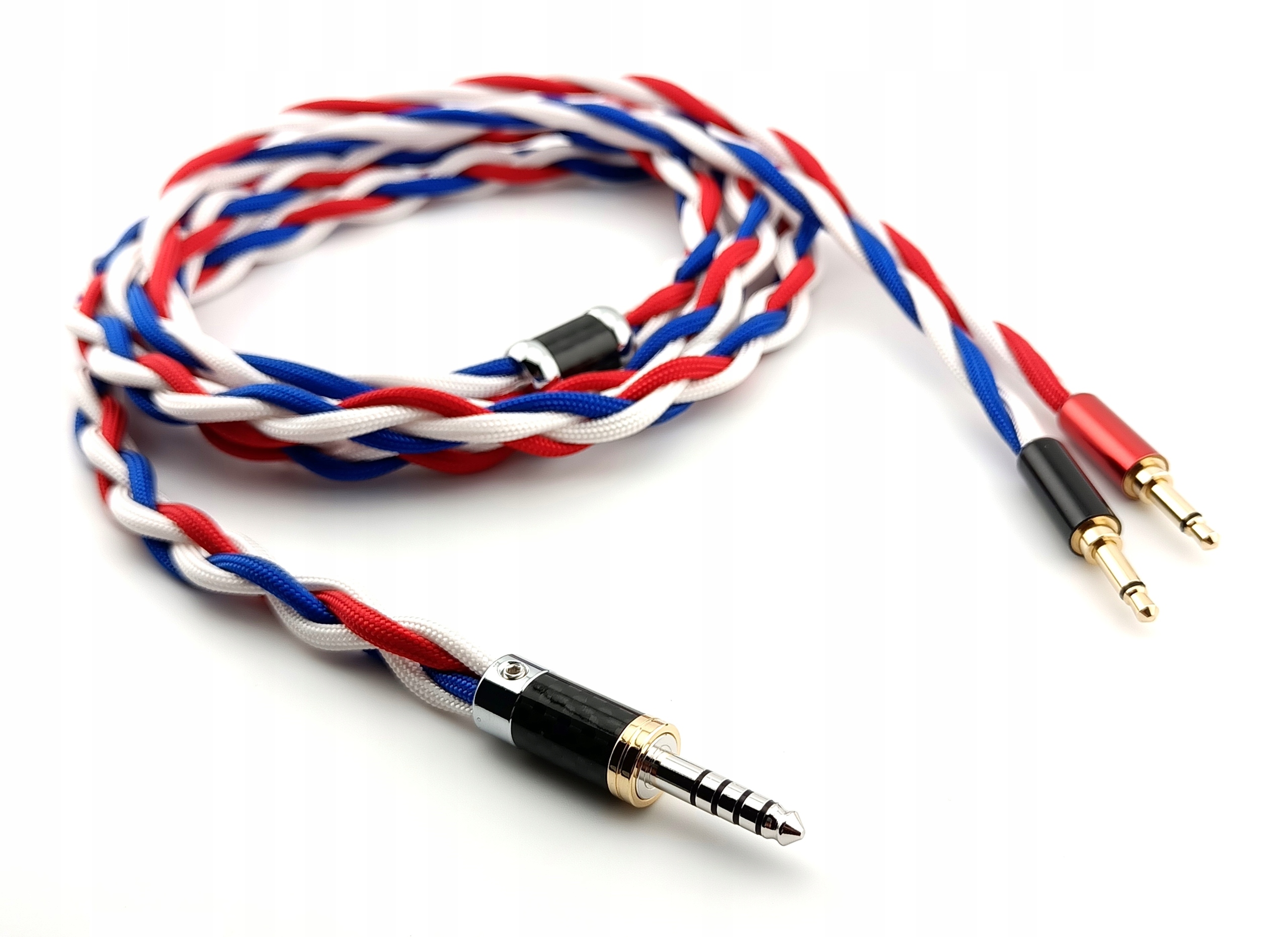 Ręcznie wykonany zbalansowany kabel do Focal warianty, kolory, wtyk 4,4mm