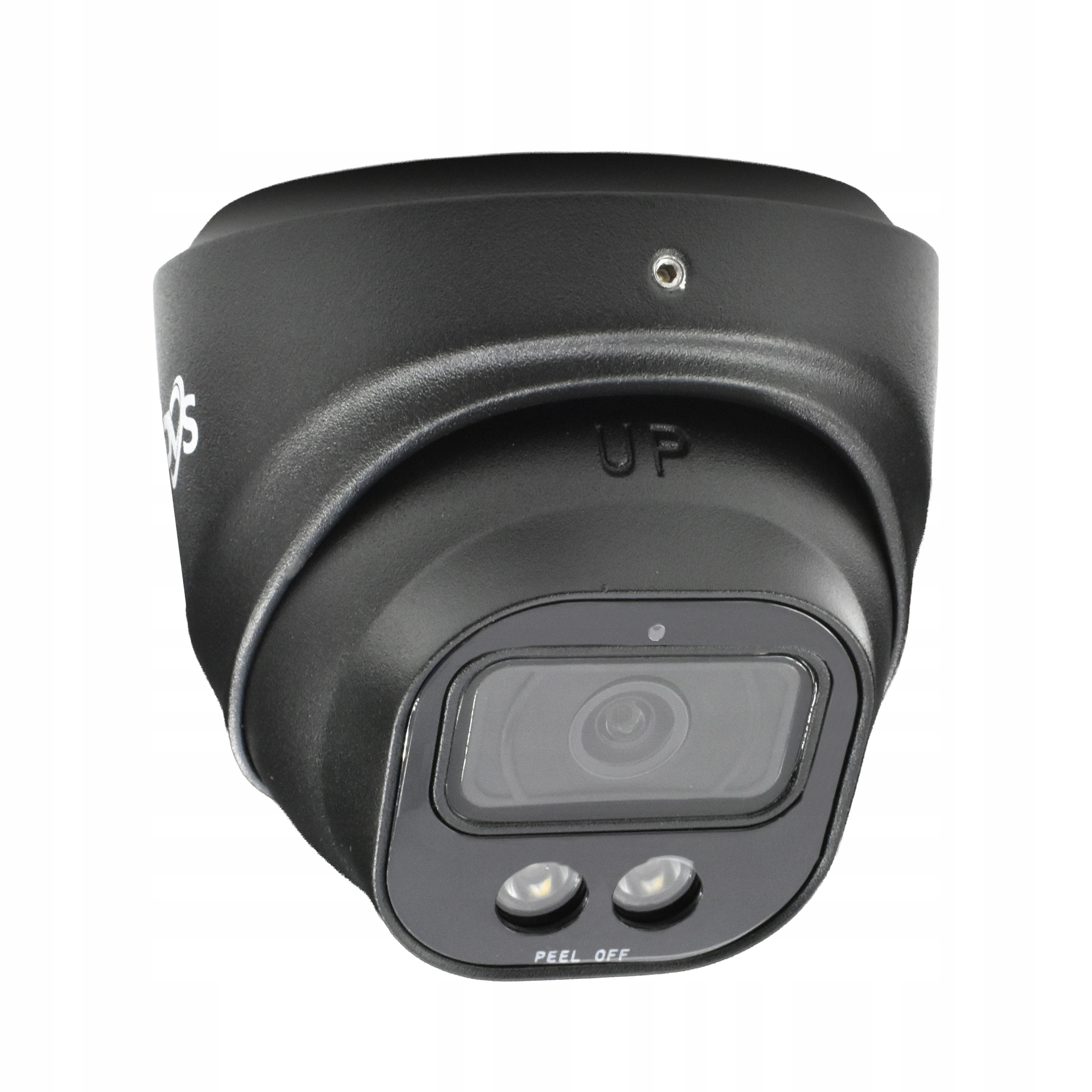 Venkovní analogová kamera Dvs 8Mpx 4K černá kopule Dual Light Ip 2 ks