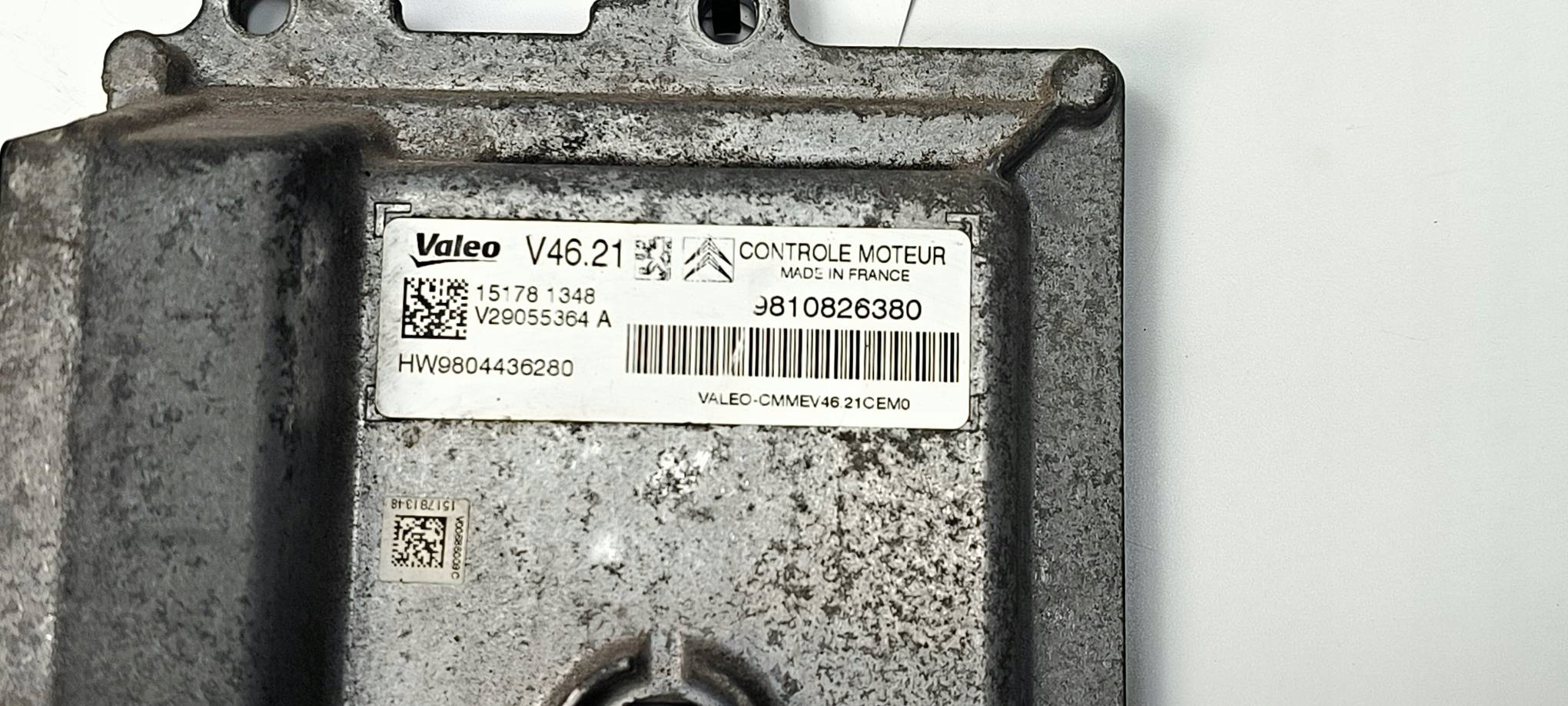 computer Motore ECU 9810826380 1.6 VTi CITROEN C- ELYSEE