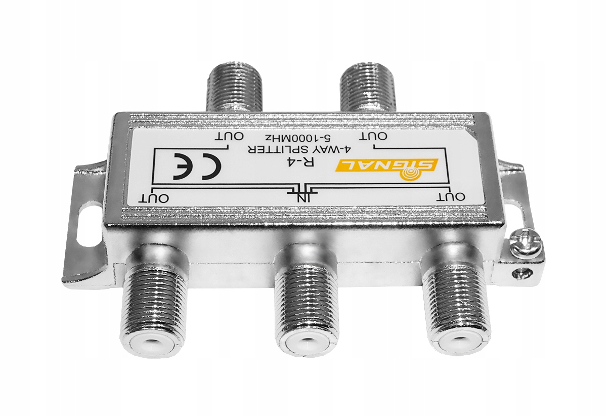Rozgałęźnik TV do 4 telwizorów NISKOSTRATNY Signal Model RI-4/1F-SIG