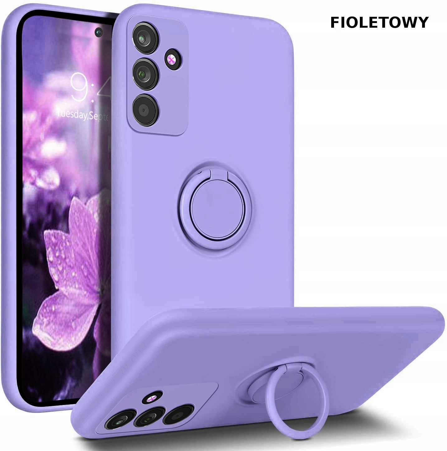 ETUI SOFT INSIDE RING SAMSUNG A13 5G / A04s +SZKŁO Dedykowana marka Samsung