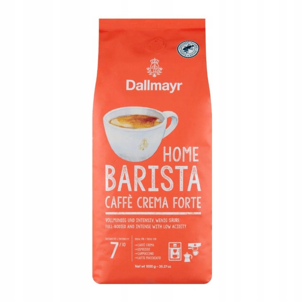Levně Dallmayr Home Barista Caffe Crema Forte zrnková káva 1 kg