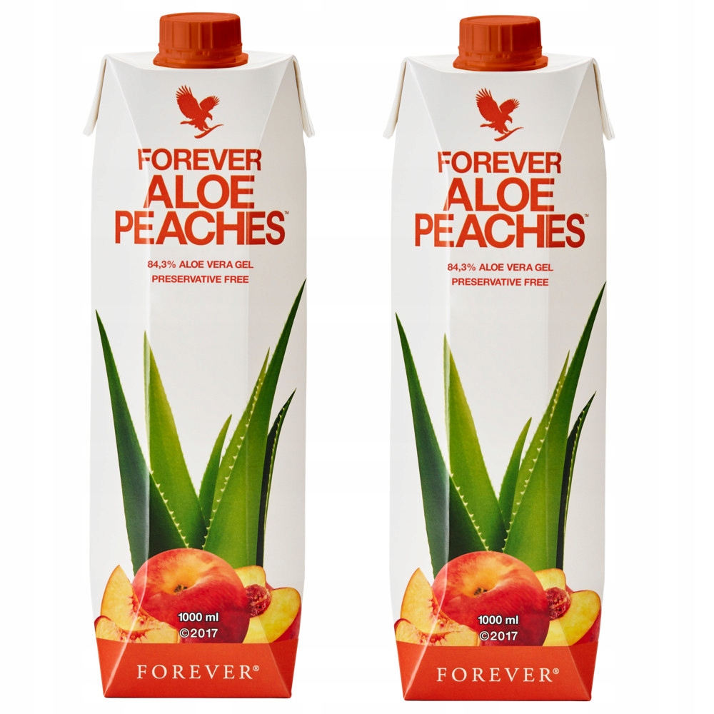 

2x Forever Aloe Peaches Aloes z brzoskwinią 1L