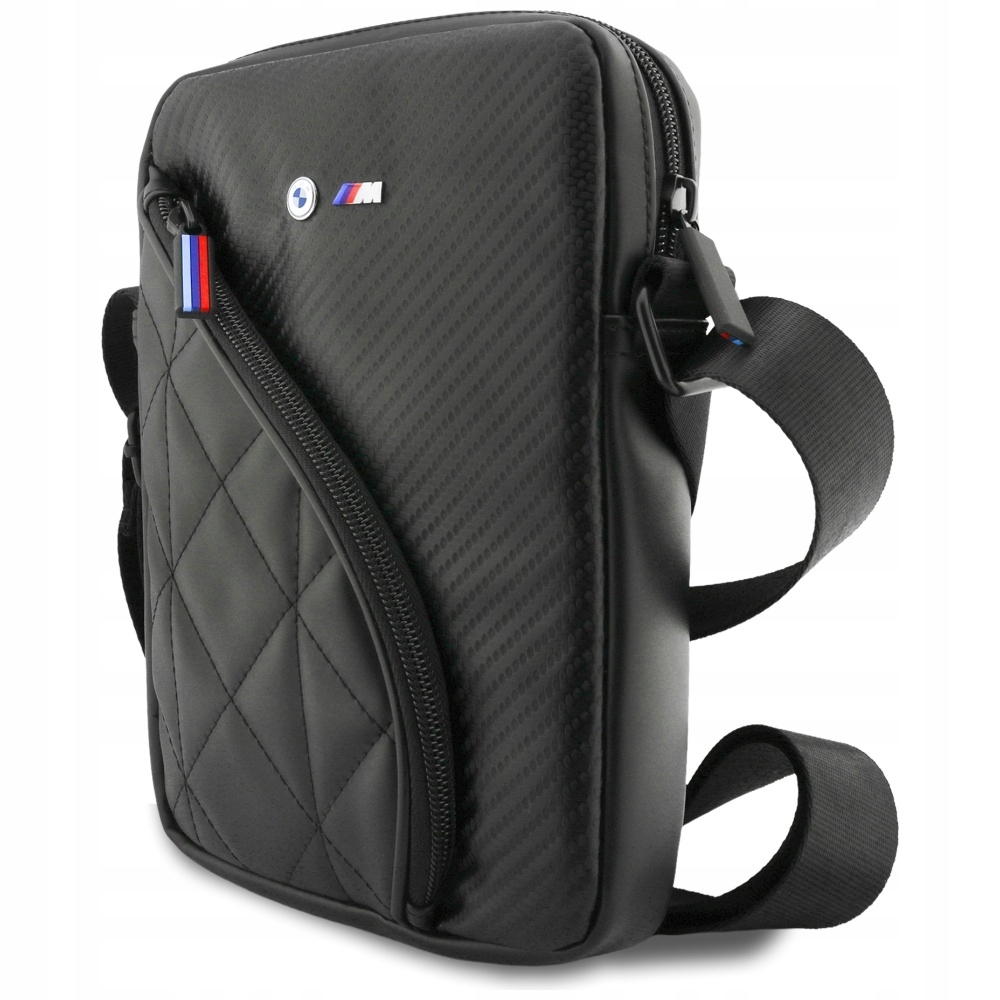 Torba Bmw Carbon Pockets&Metal na Tablet do 8" Skórzana Komfortowa Stylowa