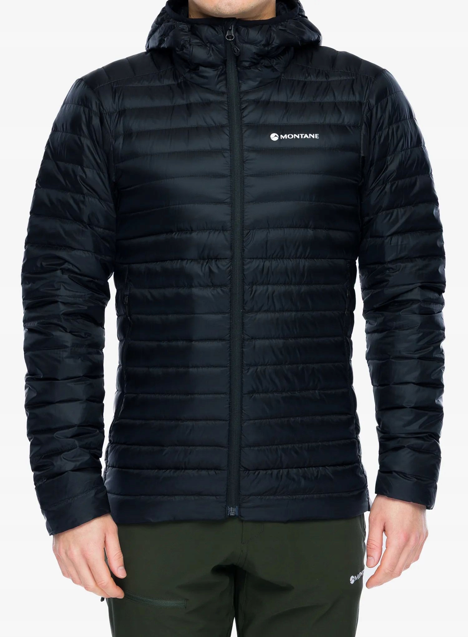 Péřová bunda Montane Anti Freeze Lite Hoodie černá L