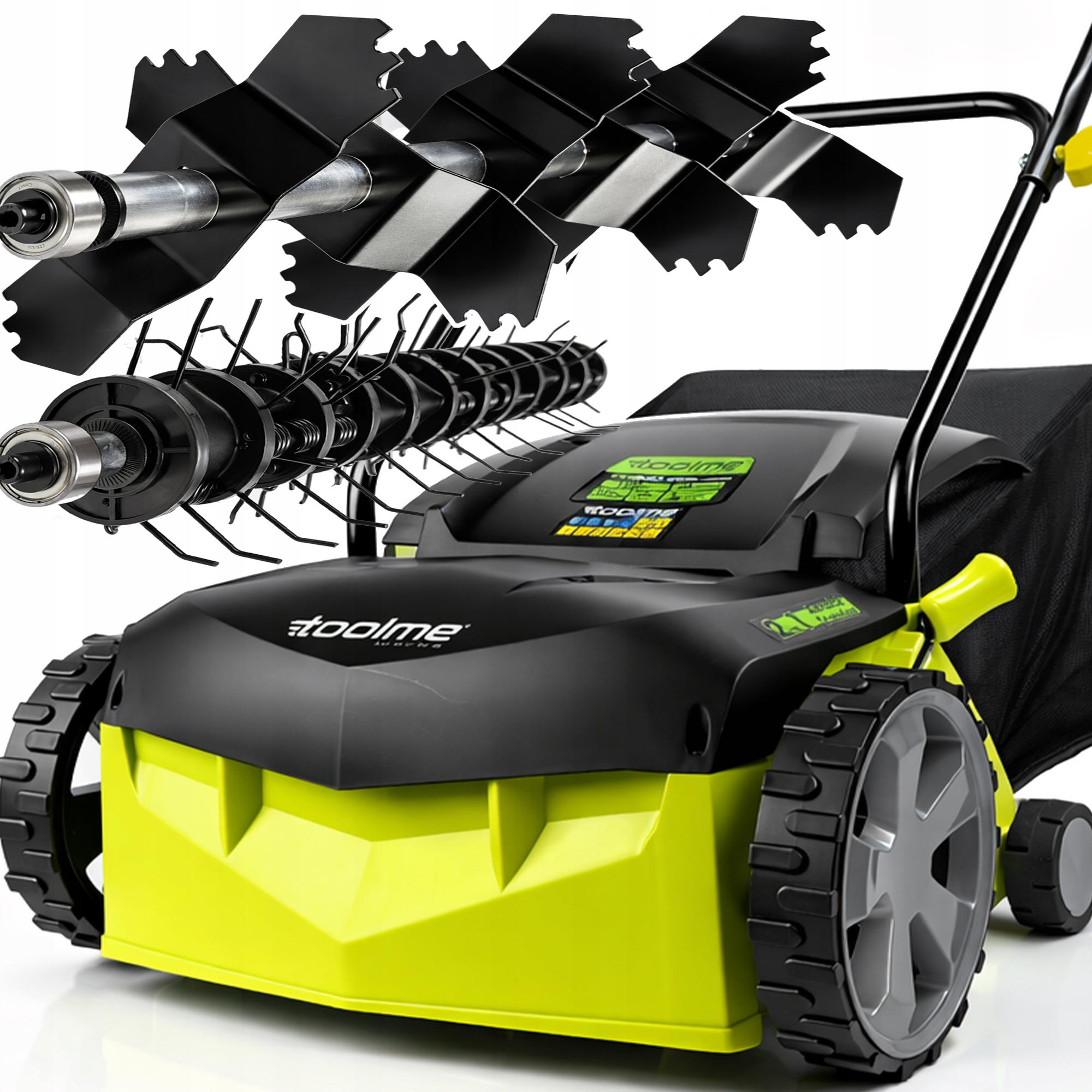 Elektrický Provzdušňovač Areator Vertikutátor 3V1 pro provzdušňování trávníku Grizzly TM340