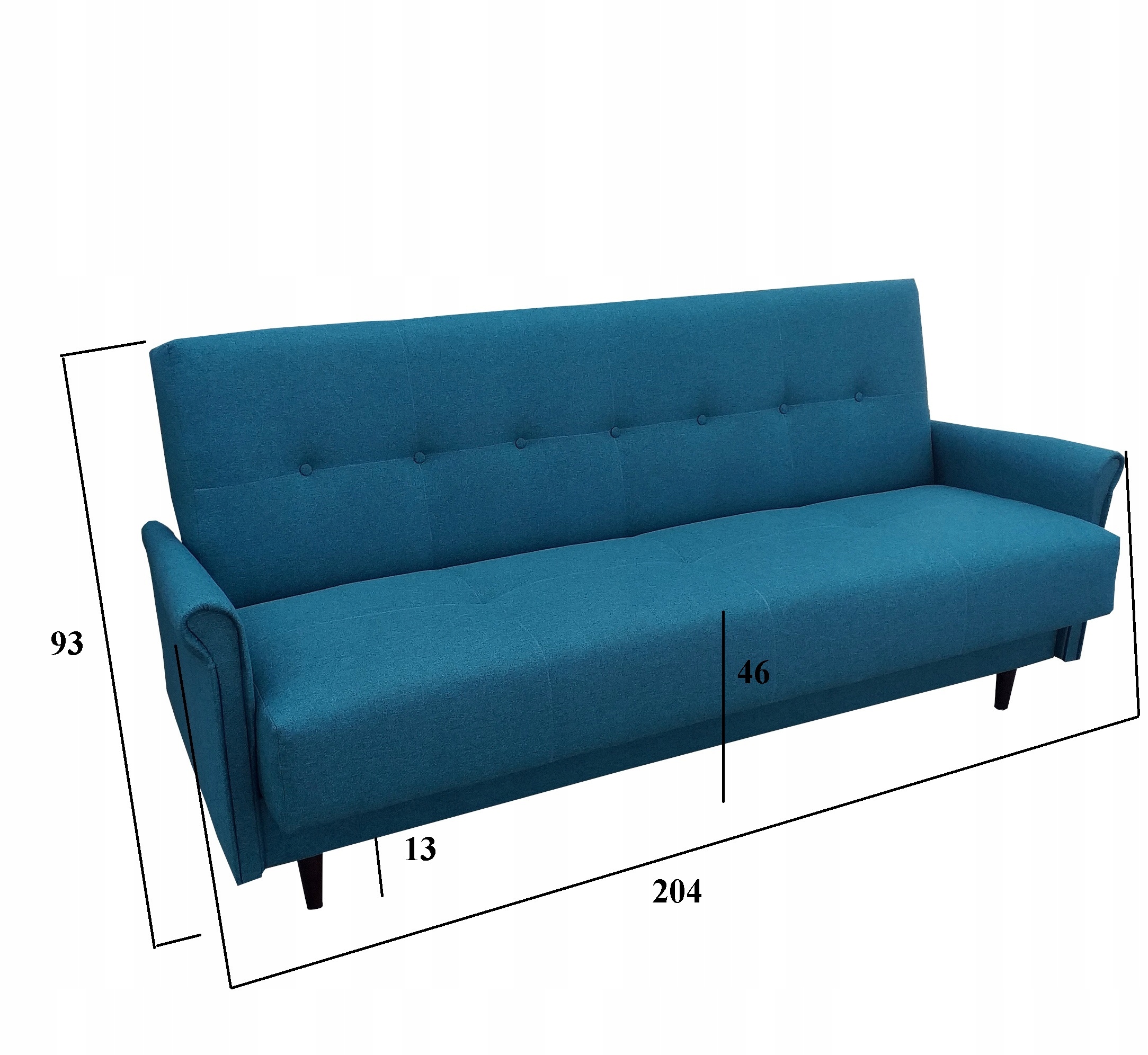 kanapa wersalka uszak, 2x fotel, 2x podnożek - zestaw wypoczynkowy Kepl Marka Mebels-Tap