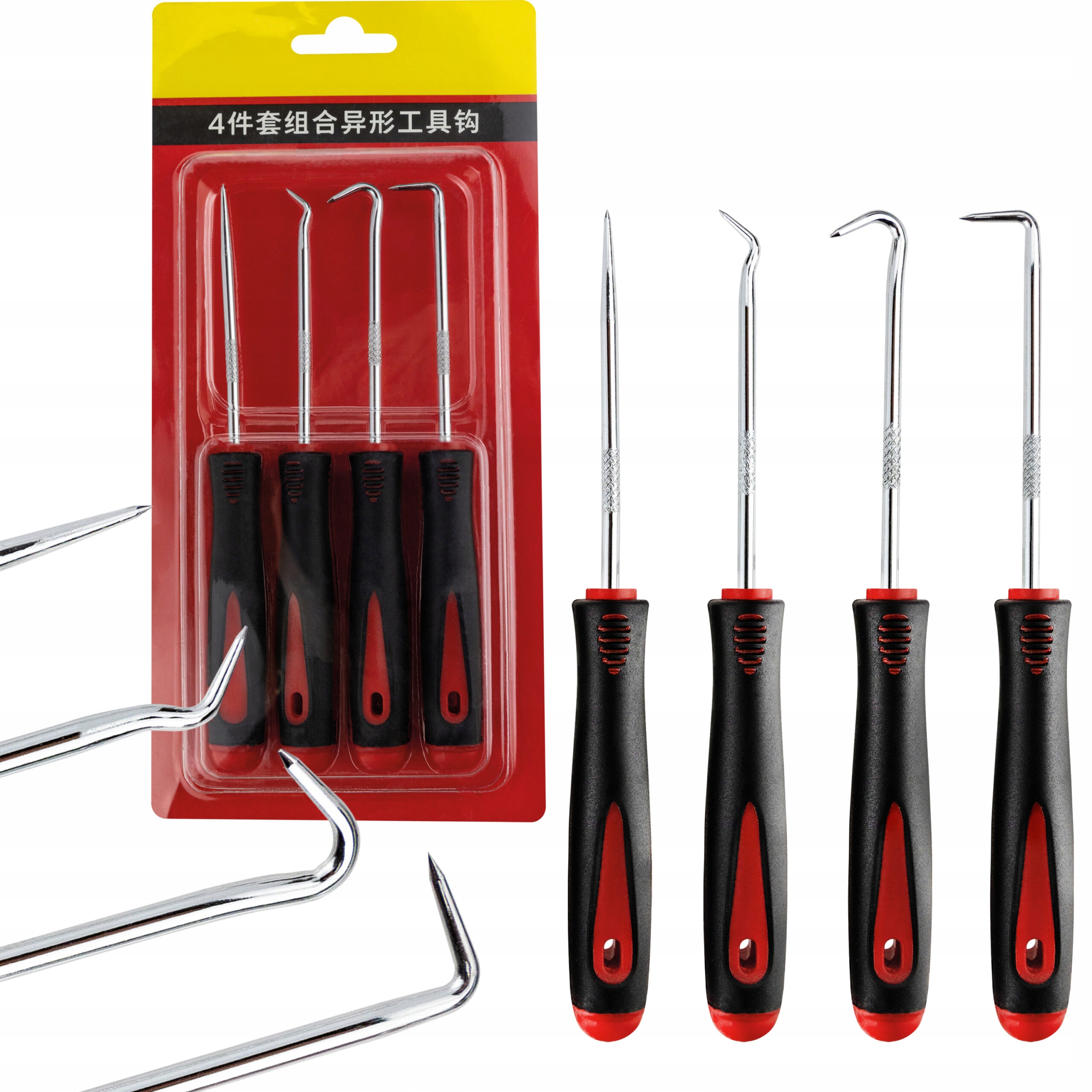 

Zestaw Haczyków Z Rękojeścią Haki Hak 4 ele