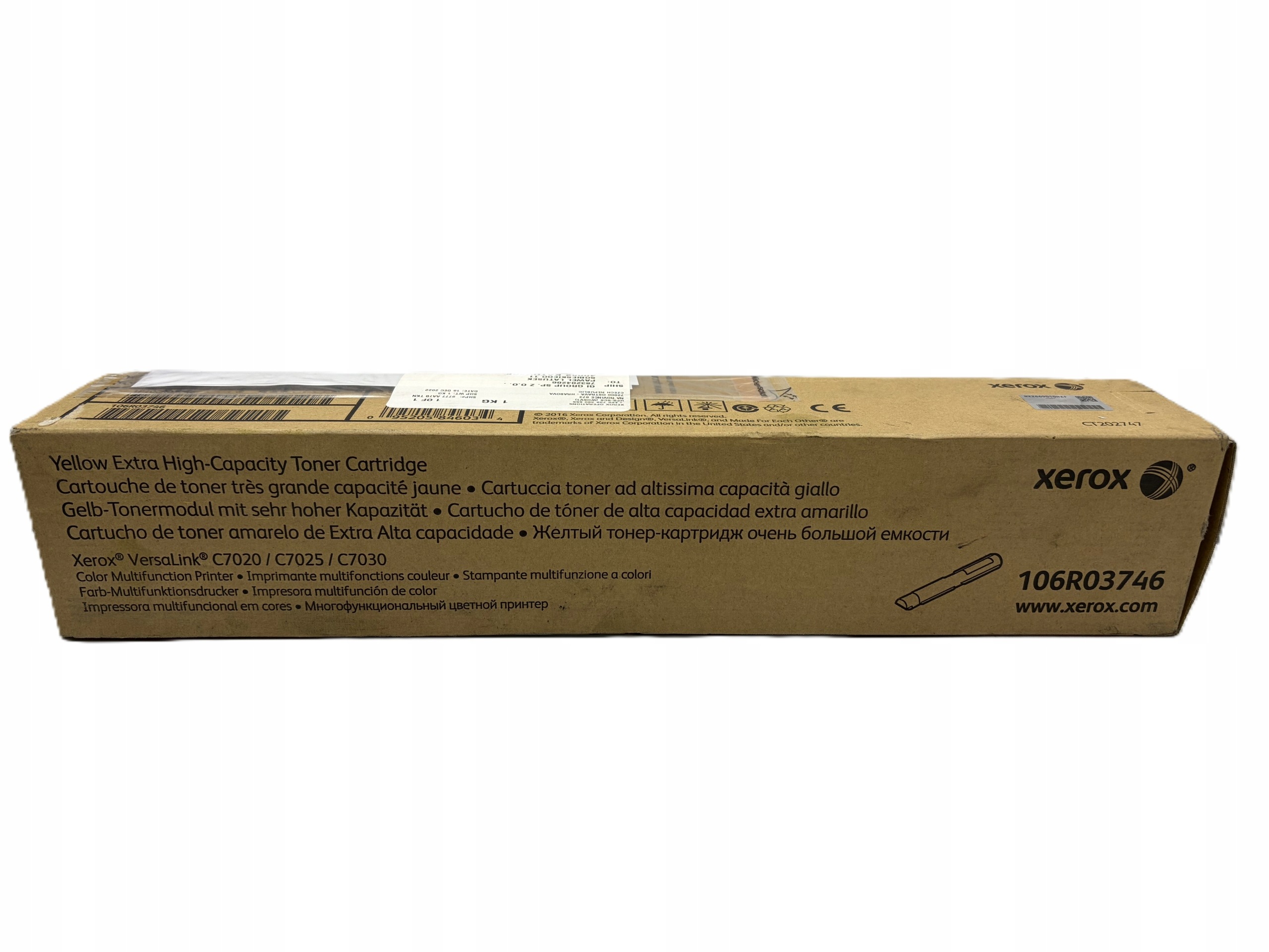Xerox C7020 106R03746 toner yellow oryginał