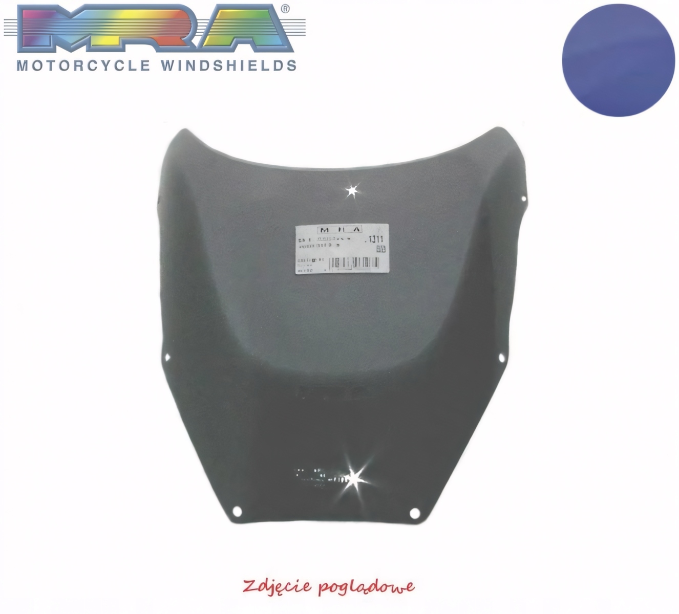 Motocyklové sklo Mra Yamaha Yzf R1 [02] (typ S, modré)