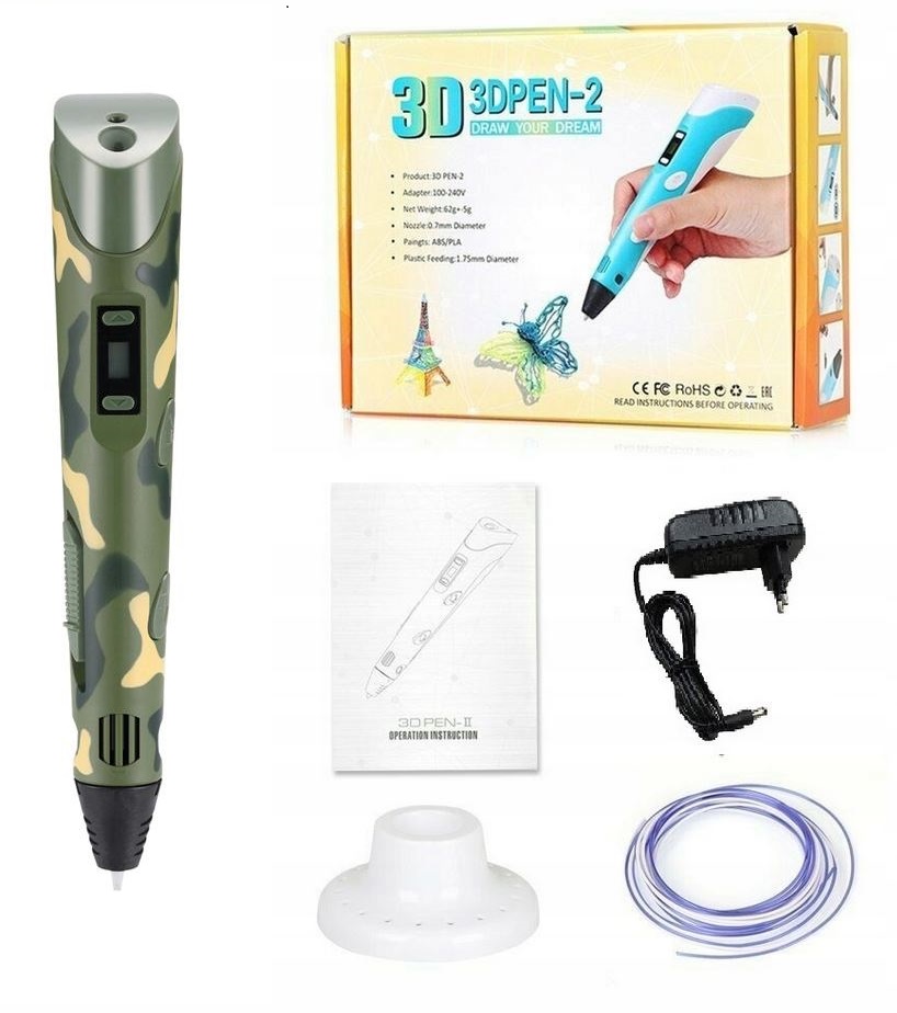 

Długopis Drukarka 3D Pen Zestaw Wkłady 9 Metrów