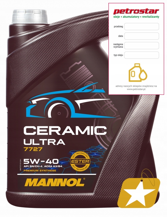 Mannol 5W40 Keramický Ultra 5 L