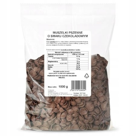 Levně 3x Snídaňové cereálie Bakalland Kakaové mušle 1 kg