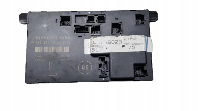 W211 control unit module door left front 2118207526