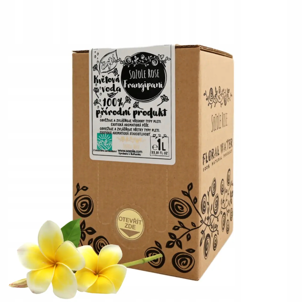 Květová voda Frangipani 1l