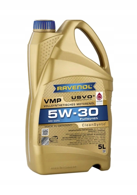 Olej Ravenol 5V30 5 L Vmp C3 Sn 504.00 507.00 229.31 229.51 C30