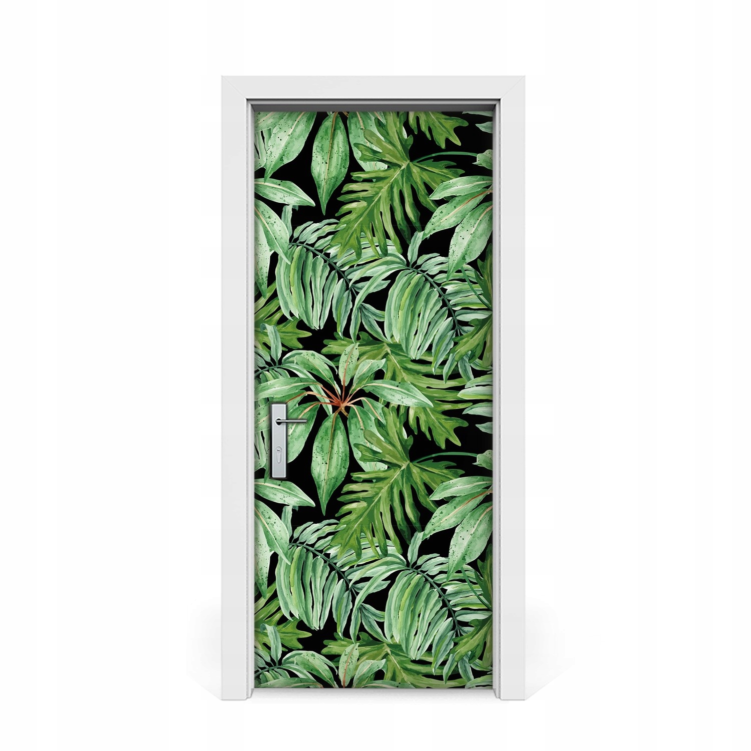 

Naklejka na drzwi okleina Tropikalne Liście 85x205