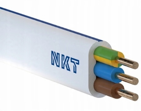 

Przewód Płaski instalacyjny YDYp Nkt 3 x 1,5