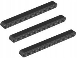 

4You Lego Technic 32525 Liftarm 1X11 Czarny (3szt)
