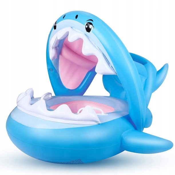 

Ponton Rekin Daszek Dmuchany Dzieci Daszkiem Shark