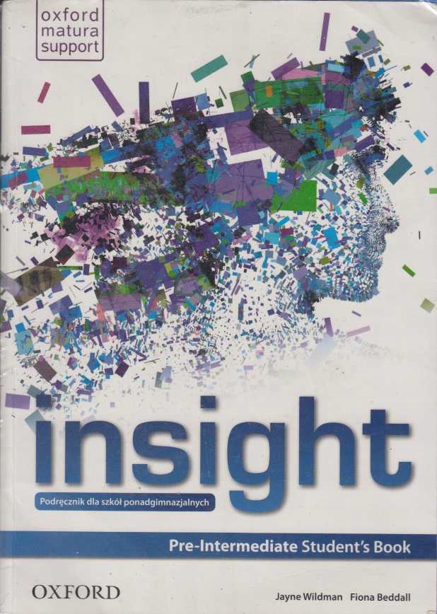 Insight Pre-intermediate podręcznik Oxford