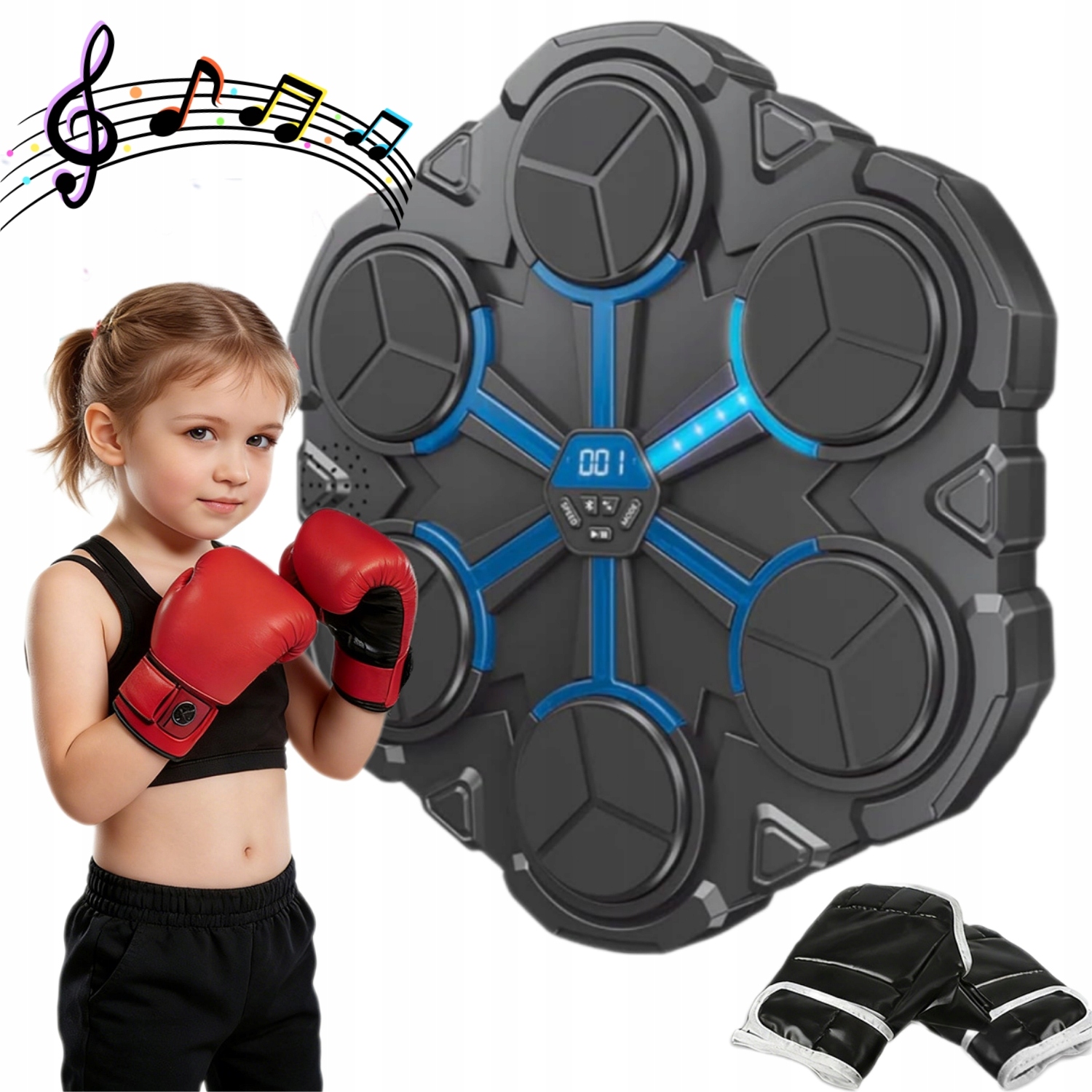 Namontovaný Na Stěnu Inteligentní Boxovací Stroj S Bluetooth Hudbou