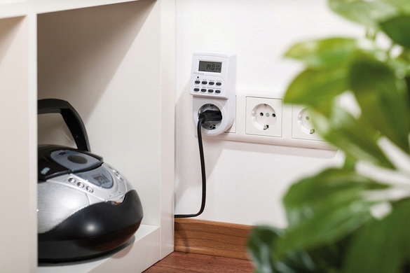 PROGRAMATOR CZASOWY WYŁĄCZNIK TIMER ELEKTRONICZNY 10 PROGRAMÓW 3 TRYBY Model 1506551