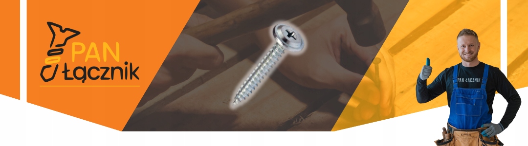 Wkręty do drewna podkładowe talerzykowe 4,2x13mm PH2 ocynk