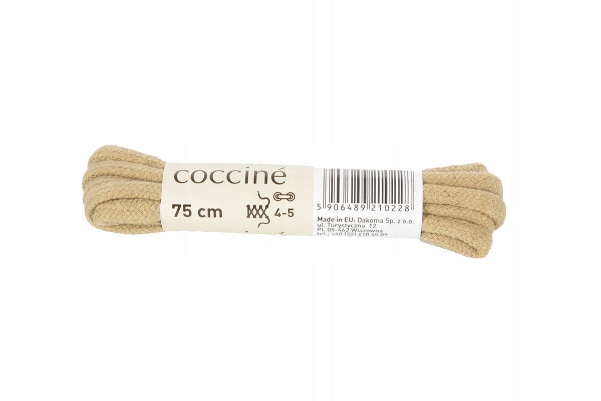 

Sznurówki 75 cm beżowy Coccine Runiwersalny