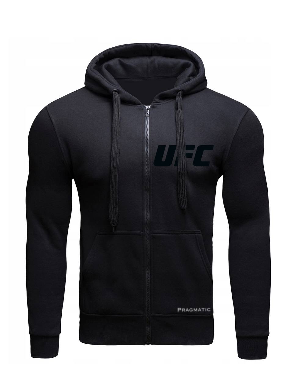 

Bluza Męska Czarna Ufc Rozpinana Z Kapturem M