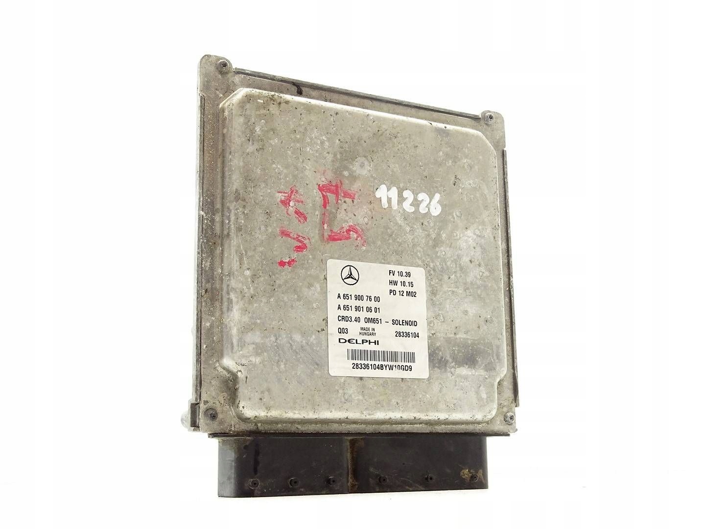 computer control unit of the engine ECU MERCEDES A W176 B W246 2.2 CDI A6519007600