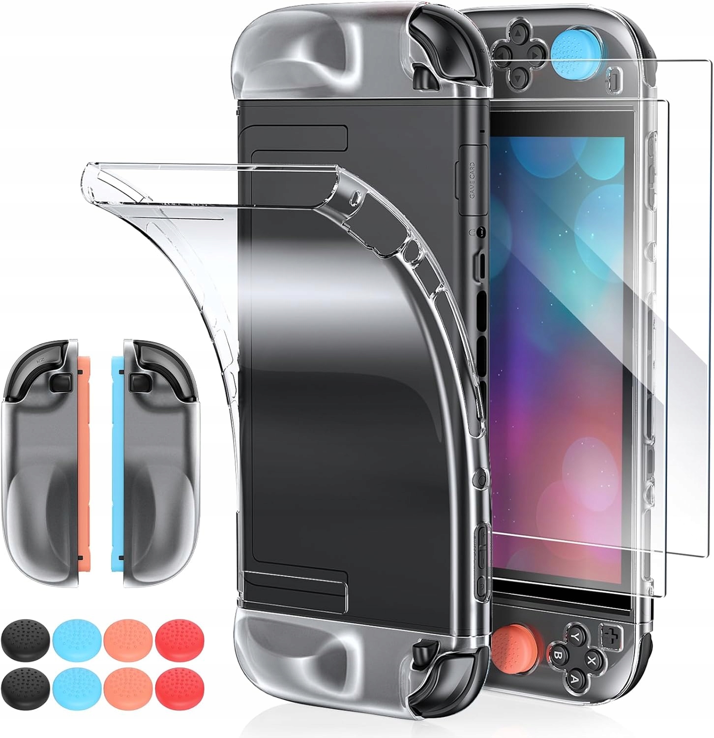 Etui TPU do konsoli Nintendo Switch 2 (2025), 3-w-1