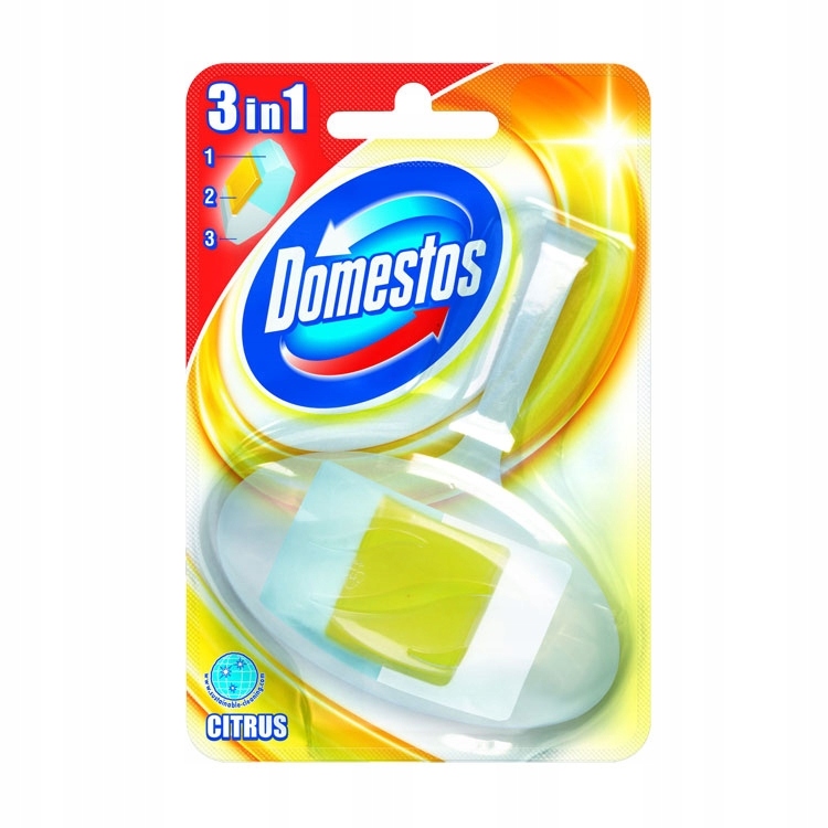 

Kostka toaletowa Domestos 3w1 cytrynowa