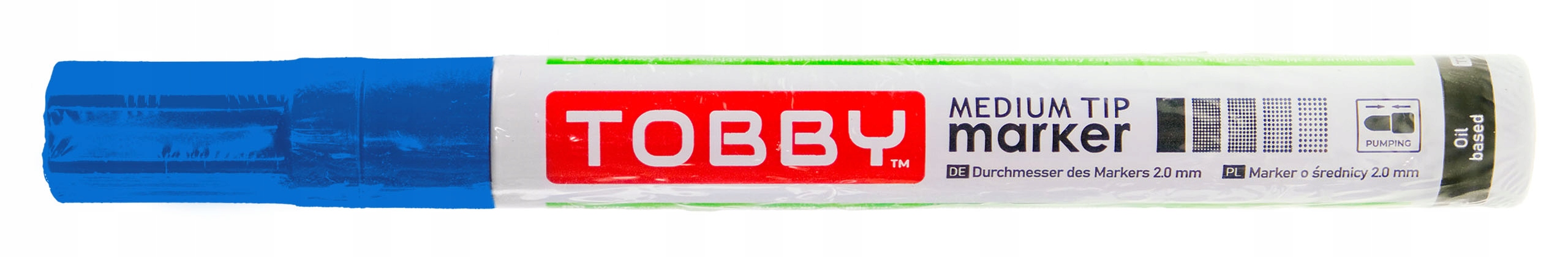 Marker Olejowy olejny NIEBIESKI TOBBY pisak Marka inna