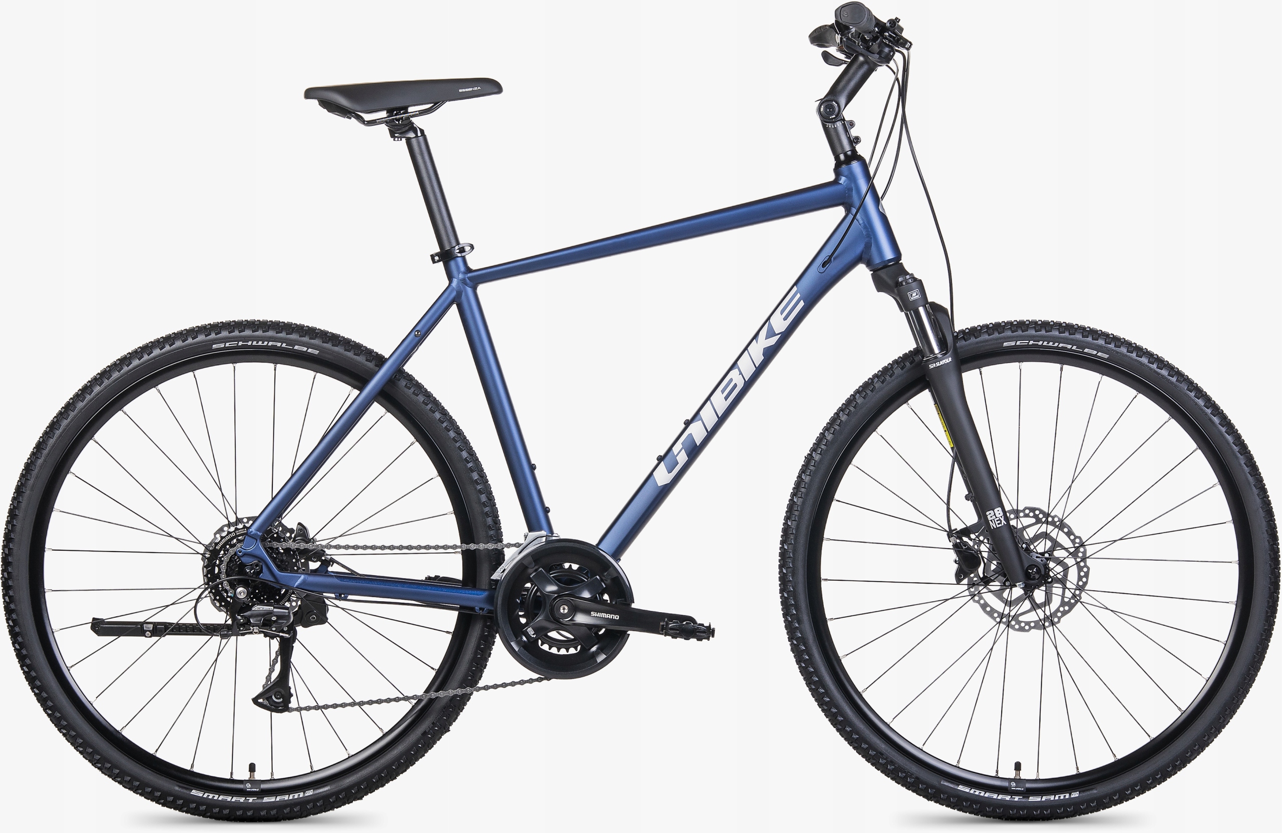 Rower crossowy męski Unibike Flash M 21" granatowy
