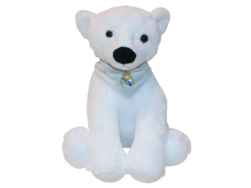 Real Madryt Duża Pluszowa Maskotka Klubowa Miś Polarny 30 CM