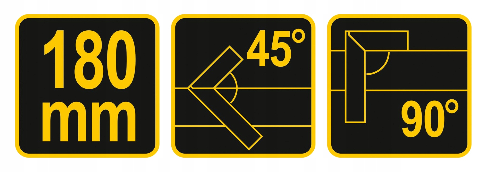 KĄTOWNIK CIESIELSKI ZE STOPKĄ DO KROKWI 180 MM Kod producenta 18530